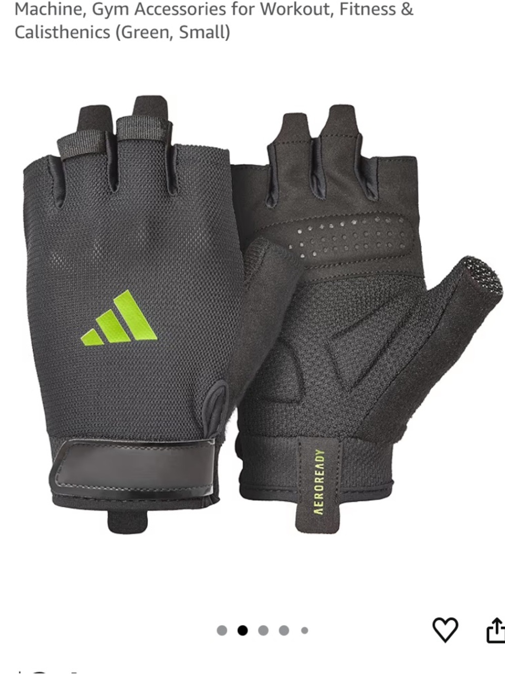 Adidas weightlifting gloves (unisex)